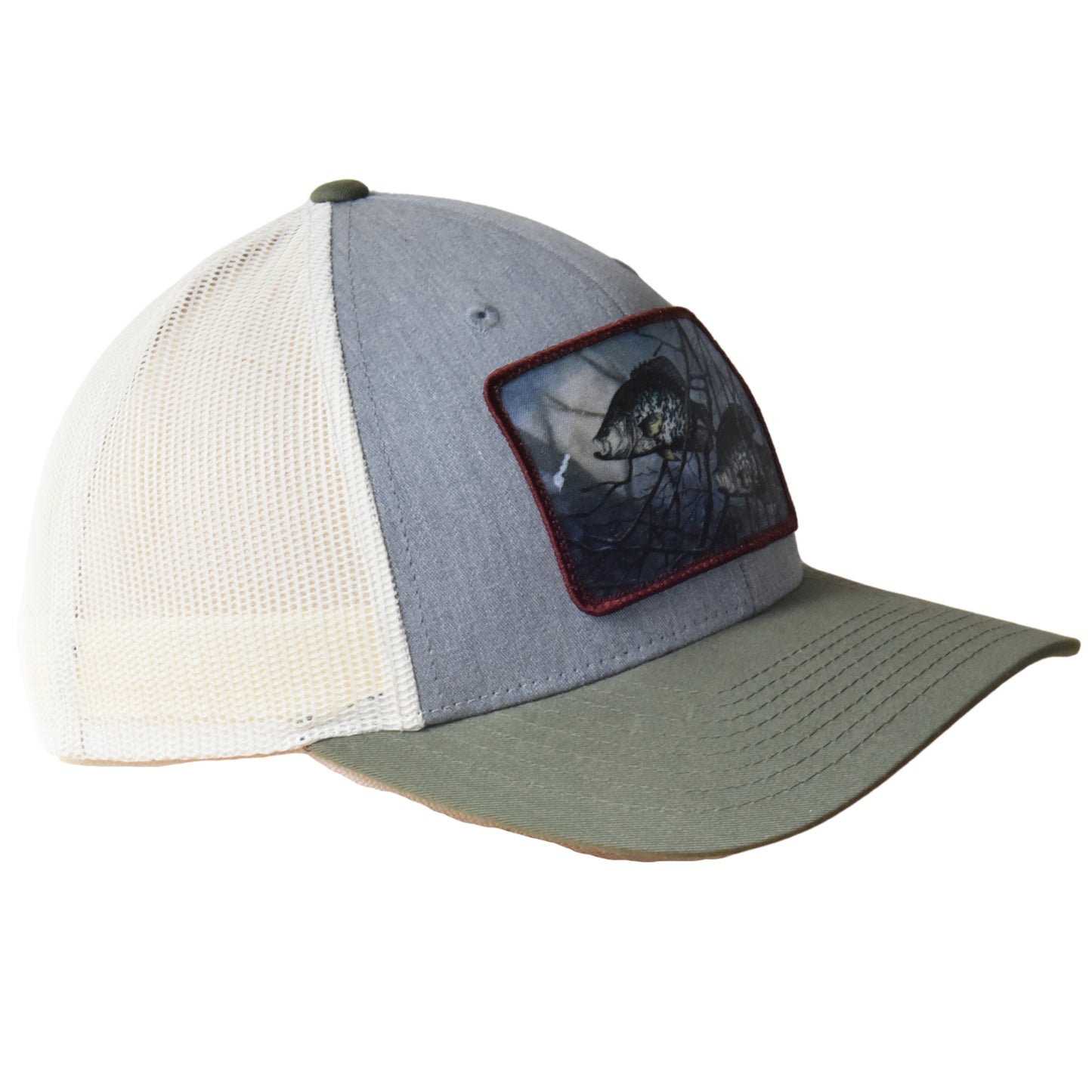 Crappie 2 – Heather Grey/Birch/Army Olive - Richardson 115