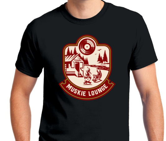 Muskie Lounge Logo T-Shirt - Black