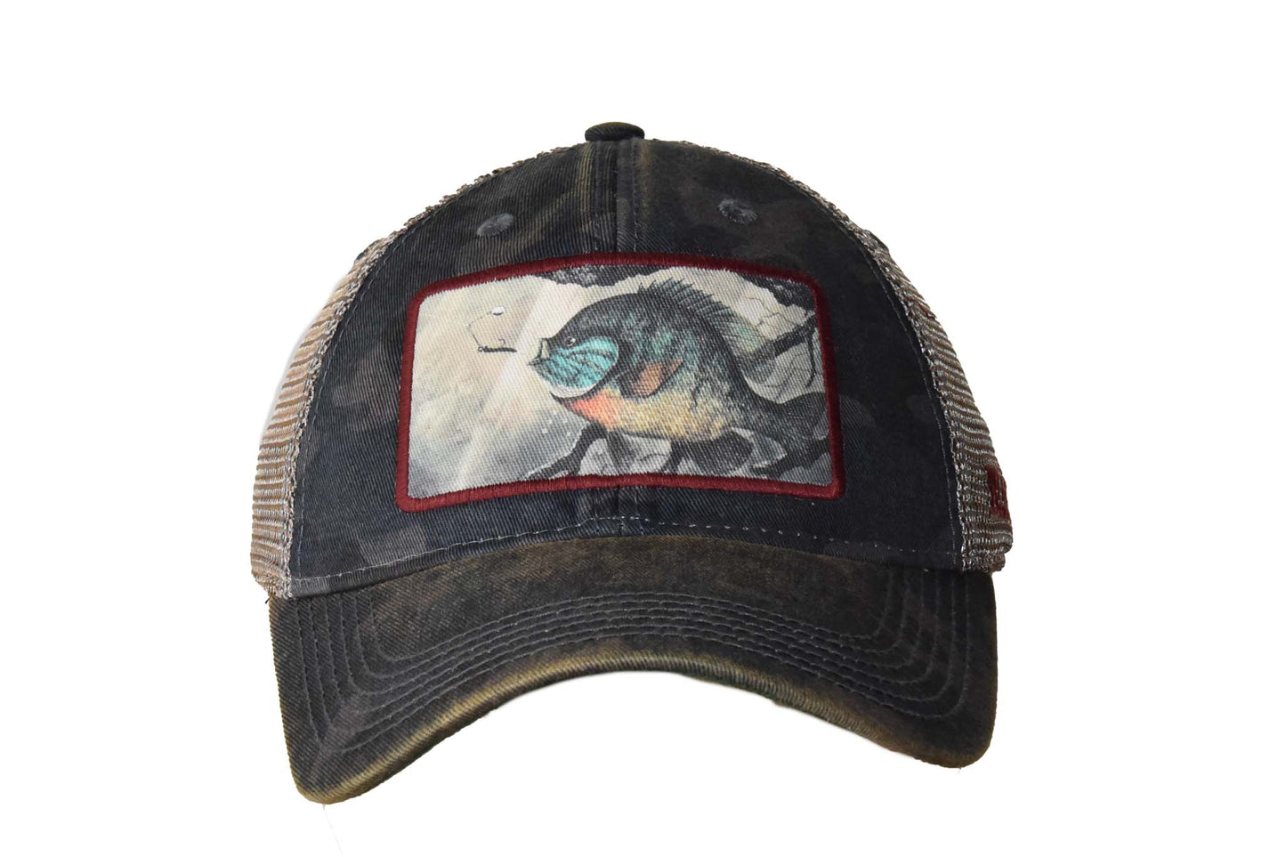 Bluegill – Navy Field Camo Java Trucker