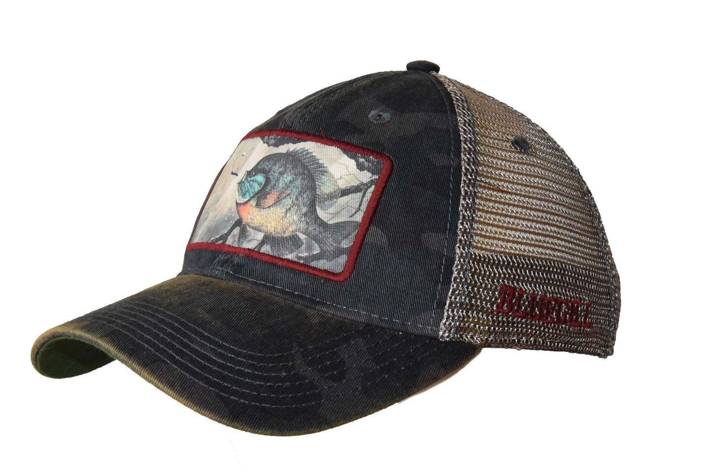 Bluegill – Navy Field Camo Java Trucker