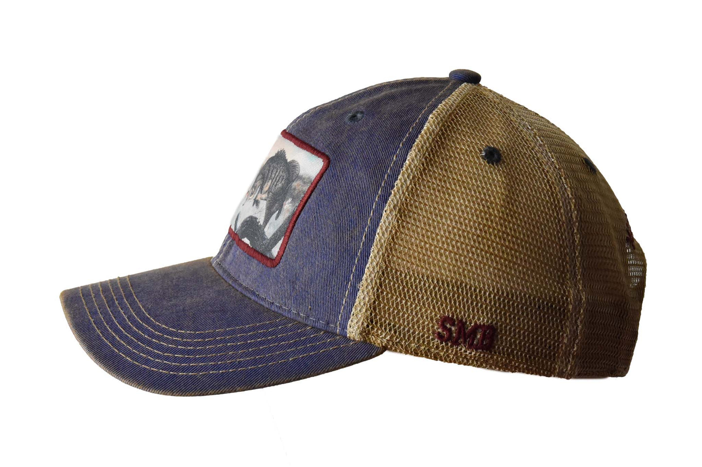 Small Mouth Bass – Blue Trucker