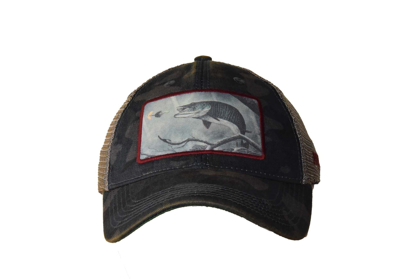 Muskie – Navy Field Camo Java Trucker