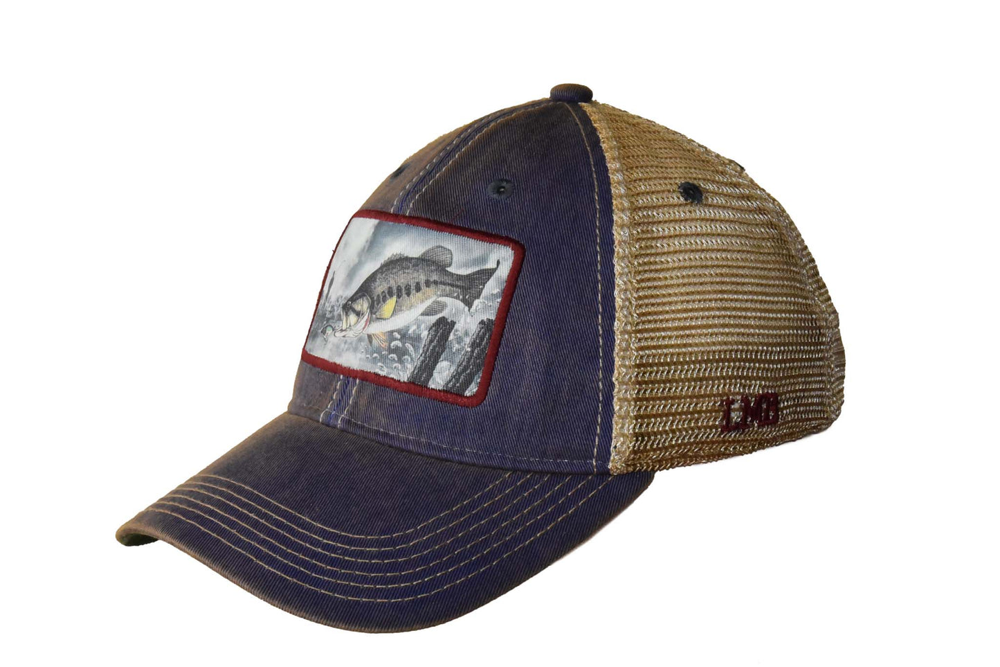 Large Mouth Bass – Blue Trucker