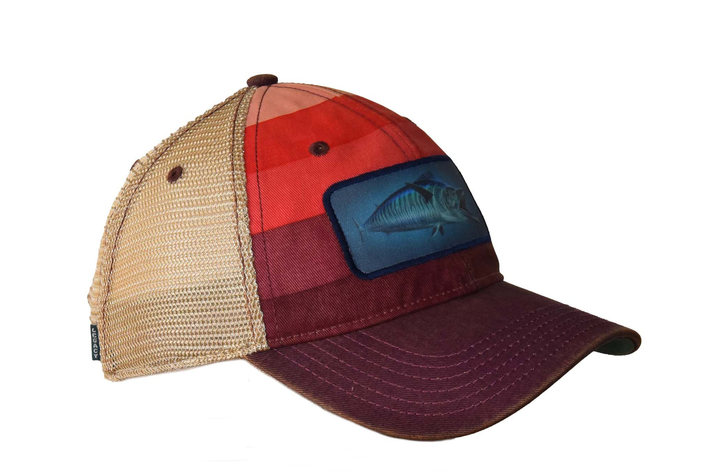 Wahoo – Red Stripe Trucker