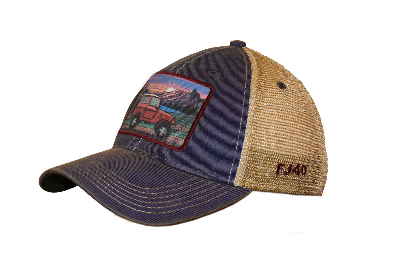FJ40 Red – Blue Trucker