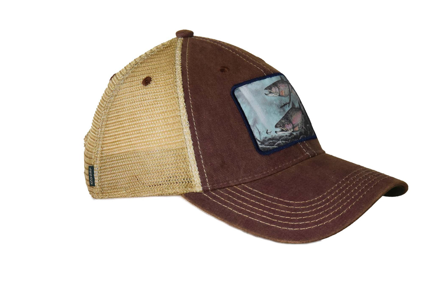 Rainbow Trout – Burgundy Trucker