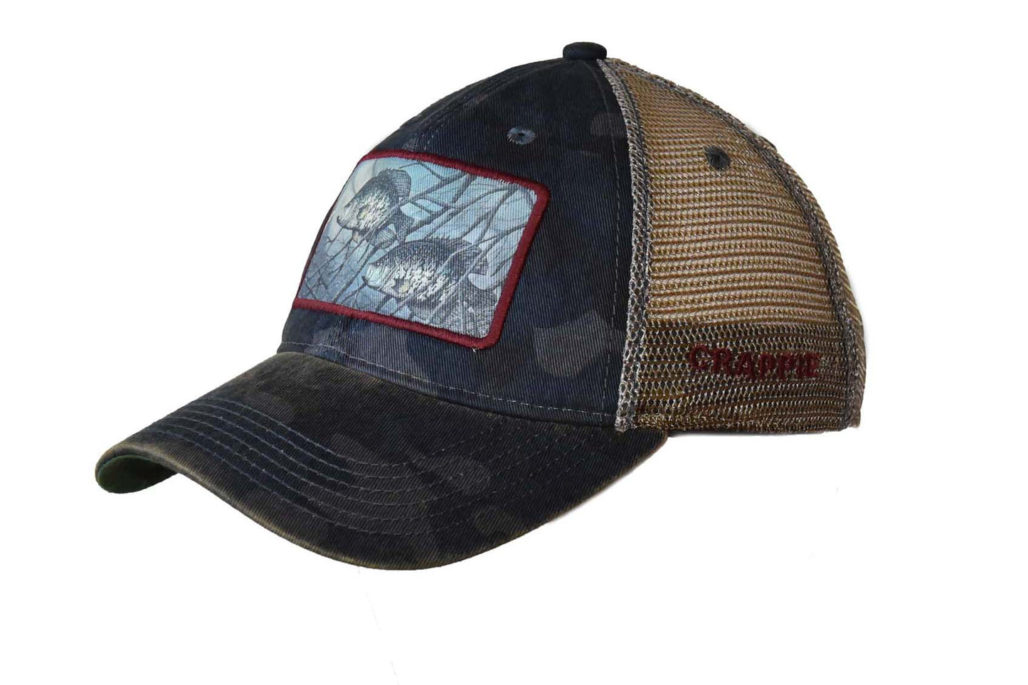 Crappie 2 – Navy Field Camo Java Trucker