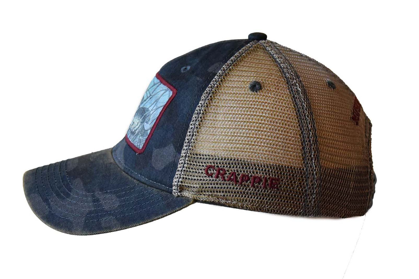 Crappie 2 – Navy Field Camo Java Trucker