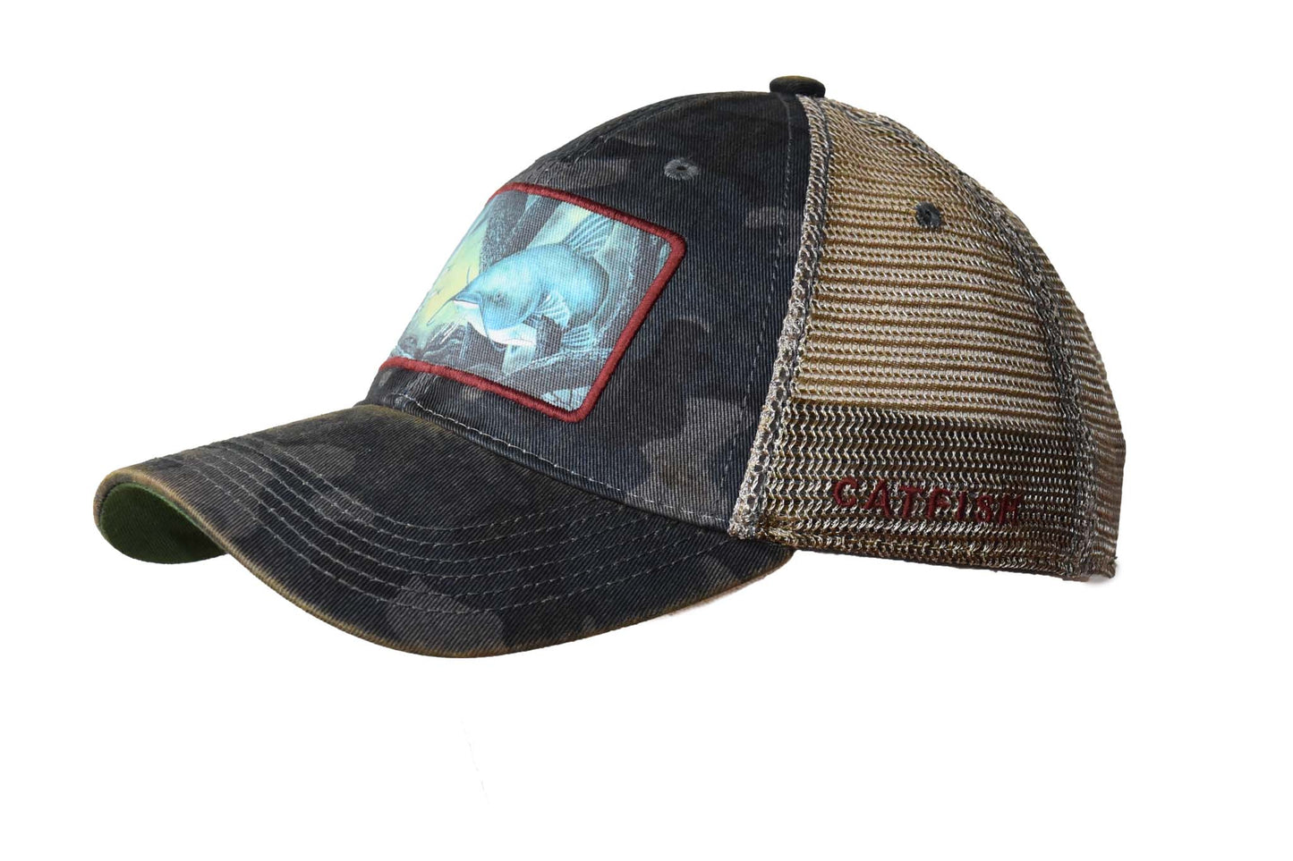 Catfish – Navy Field Camo Java Trucker