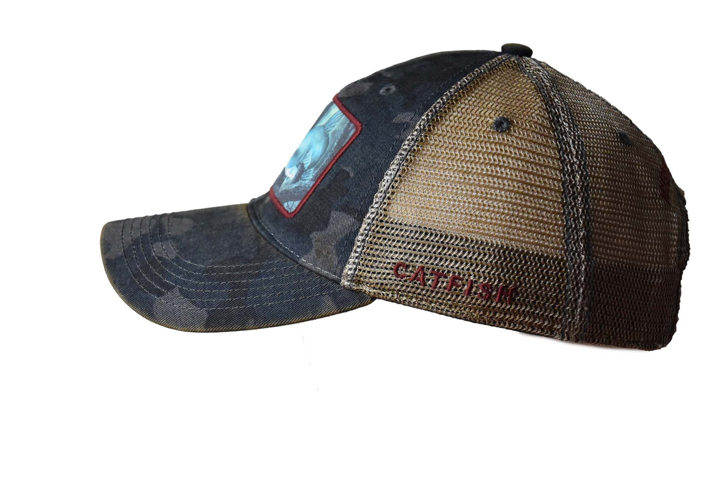 Catfish – Navy Field Camo Java Trucker