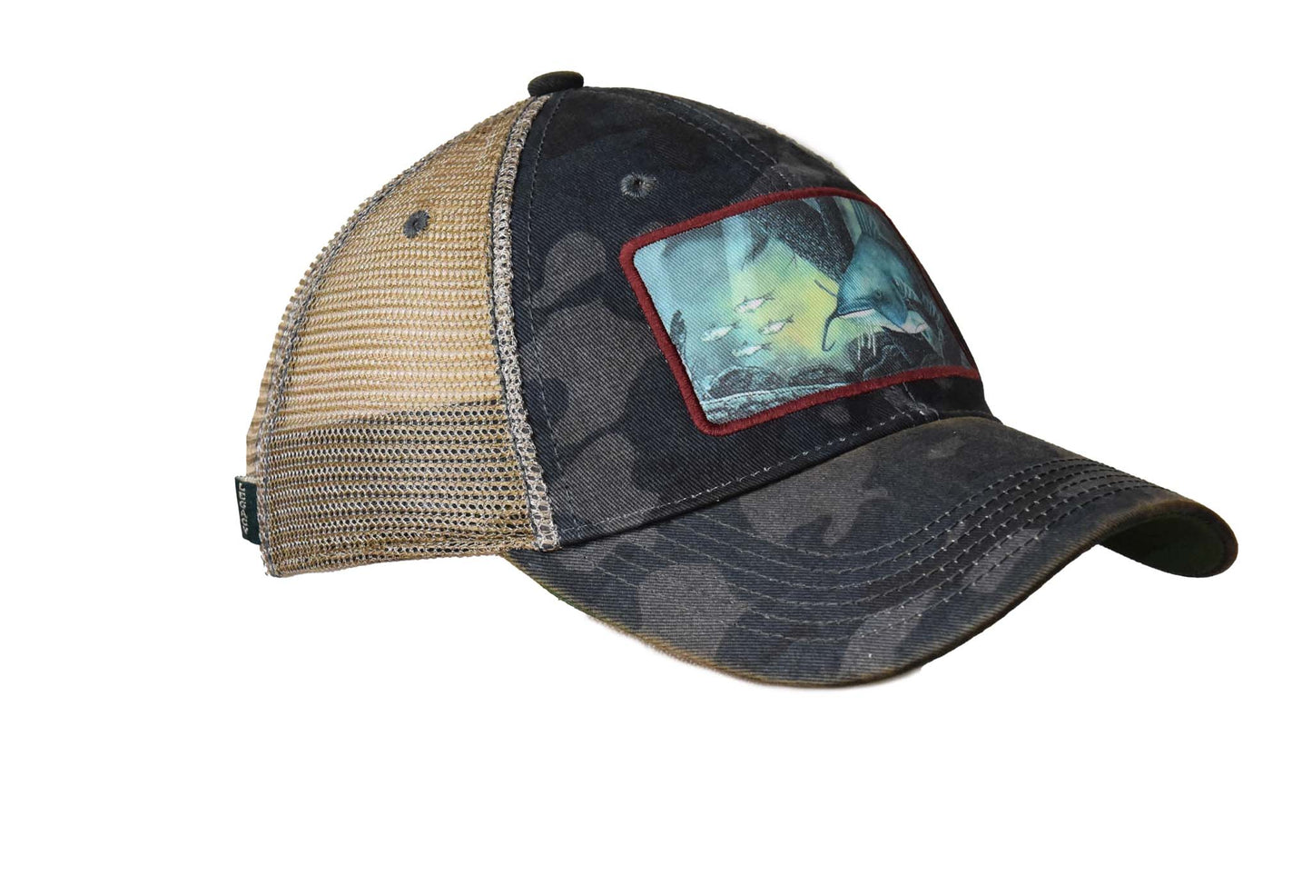 Catfish – Navy Field Camo Java Trucker