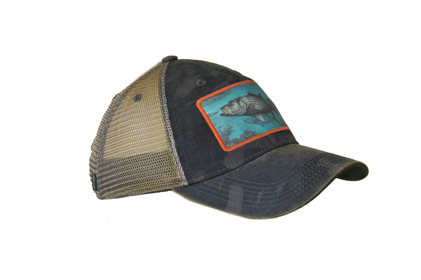 Striper – Navy Camo Trucker