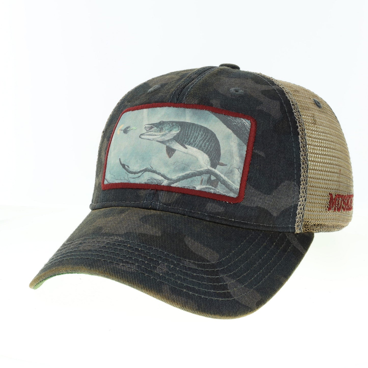 Muskie – Navy Field Camo Java Trucker