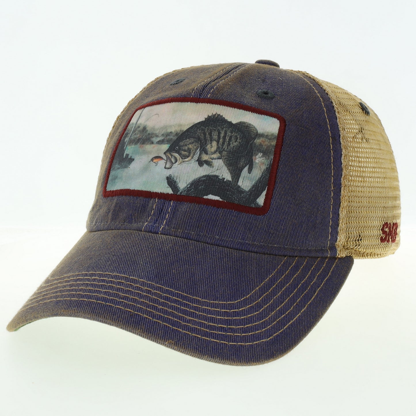 Small Mouth Bass – Blue Trucker