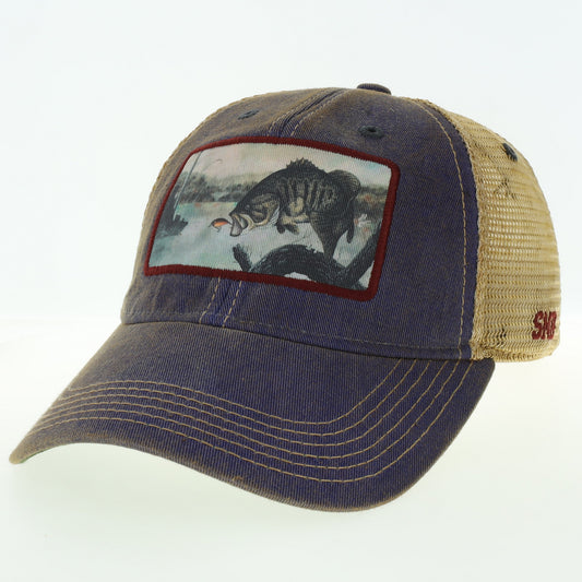 Small Mouth Bass – Blue Trucker