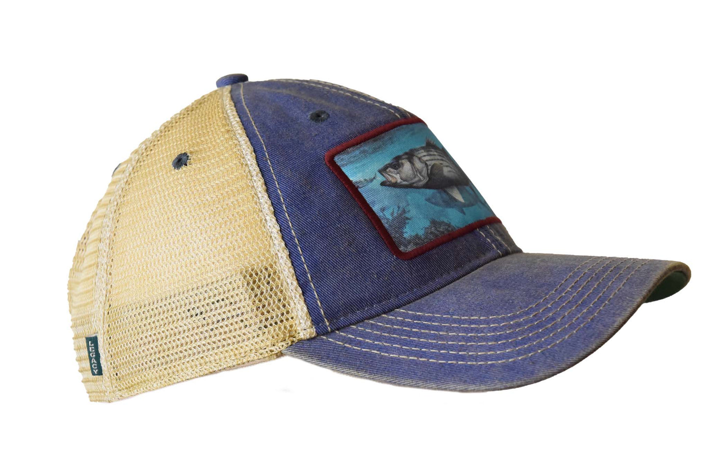 Cape Cod Striper – Blue Trucker