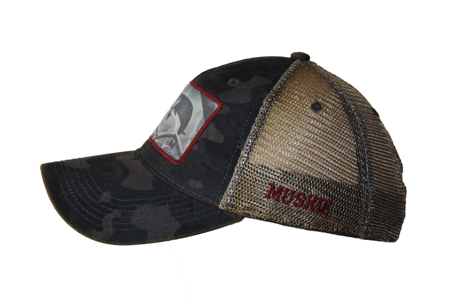 Muskie – Navy Field Camo Java Trucker