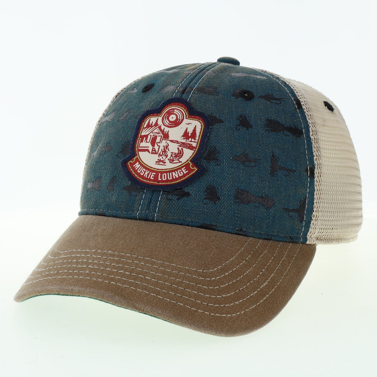 Muskie Lounge Logo – Fly Fisher Trucker